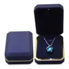 3 Colorluxury Bracelet Box Square Velvet Wedding Ring Ring Case Gift Box 제안 참여 결혼을위한 LED 조명 220509