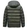 Hommes mode hiver veste confortable doux doudoune 90% duvet de canard décontracté designer hommes manteau vêtements