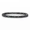 Beaded Strands Fashion Facted Hematite Energy Bracelets Men Nature High Polish No Magnetic For Women Positive Jewelry Lars22