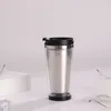 16 oz storyboard tumbler kaffekopp tumbler rånar med 304 rostfritt stål liner flip lock vid havet cca13273