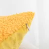 Cojín / almohada decorativa Color sólido Teddy Teddy Cojín cubierta Una funda de almohada caliente para otoño e invierno Caja decorativa del hogar 45x45cm