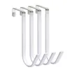 Sturdy Removable Metal Over The Door Hooks Bathroom Organizer Rack Clothes Coat Hat Towel Hanger Kitchen Holder Wreath Hook by sea RRA12828