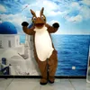 Halloween Brown Donkey Mascot Costume Cartoon Character Outfits Suit vuxna storlek Jul karneval fest utomhus outfit reklamdräkter