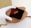 Nuova borsa di lusso firmata borsa per macchina fotografica a catena da donna a quadretti cucita alla moda