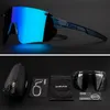 Óculos de bicicleta para esportes ao ar livre Óculos de ciclismo Óculos de mountain bike Óculos de sol polarizados pretos 4 lentes Sem moldura Lentes coloridas sem óculos com armação de miopia