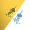 Ciondola Lampadario Estetico Harajuku Medusa Orecchini Per Le Donne Polpo Vintage Nappa Dichiarazione Gioielli Y2K Anni '90 Cambia ColoreDangle