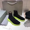 Designer sokken Casual schoenen Platform heren vrouw glanzende gebreide snelheidstrainer runner sneaker sok schoen master reliëf dames Sneakers BBB snelheden laarsjes Parijs 35-45