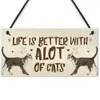 Dog Tags Rectangular Wooden Pet Dog Accessories Lovely Friendship Animal Sign Plaques Rustic Wall Decor Home Decoration G0522