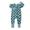 Infant Rompers Brand Girl Boy Baby Bib Jumpsuit Cotton Long Sleeve Romper Toddler Newborn 2pcsSet9521001