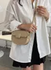 Borse da sera Tendenza Sella Borsa a tracolla da donna Moda Borse in pelle Pu per donna 2022 Design di lusso Borsa a tracolla con patta Femminile SimpleEven