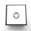 925 Sterling Silver Ring Top Luxury Designer Quality Charm Anéis para Casal Fornecimento de Jóias