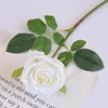 Decorative Flowers & Wreaths 10pcs/lot Artificial Latex Rose Branch Wedding Bouquet Home Living Room Coffee Table Garden Feel Moisturizing F