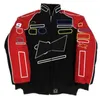Nuova giacca da motociclista per auto con logo invernale completamente ricamato