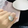 Anillo de piedras preciosas de moda atmosférica 2022, joyería para mujer, fiesta que combina con todo para enviar regalos de amante, no se desvanece, temperamento, reina, personalidad