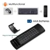 MX3 Backlight Wireless Keyboard IR Learning 2.4g التحكم عن بعد ذبابة الهواء الفأر LED LED الخلفية LED LEDENT