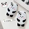 New style Silicone phone cases for iPhone 13promax 12 11 7P cute panda cross dressing rabbit Cover Case