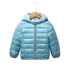Jackets para crianças bebês 2020 Autumn Winter Boys meninas quentes casaco leve infantil 2-7 y Toddler Roupas infantis J220718