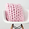 Square Chunky Wool Pillow Handmade Knitting Cushions INS Nordic Braided Cushion For Kids Room Decoration Sofa Bed Throw Pillows 220507