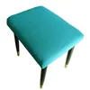 Chair Covers Spandex Pastoral Elastic Dressing Table Stool Cover Floral Seat Case Square Surface Dust Home DecorChair