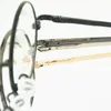 Occhiali da sole alla moda Montature anni '60 Vintage 38mm Occhiali da vista rotondi piccoli Cerniere a molla Miopia Rx Occhiali da vista in grado Gli occhiali sono dotati di lenti trasparentiFashio