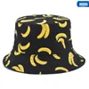 Basker breda brim panama semester strand fiskare hattar ko mönster hink hatt sommar mode streetwear kvinnor mjuk bomull gorras capsberets