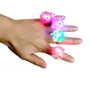 LED LIGHT UP RINGS GLOW Party Favors Flashing Kids Prêmios Toys Box Birthday Room Rewards de Páscoa Tema Treasure Supplies2660358