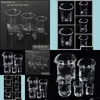 5 stks / set Glasbeker 5/10/25/50 / 100 ML Laboratorium Meetbeker Glaswerk voor School Studie Lab Set Drop Levering 2021 Gereedschap Keuken Keuken