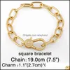 Tennis Bracelets Jewelry Women Cuban Link Chain Iced Out Bling Rhinestone Infinity Fish Lobster 18K Gold Plated Fashion Hiphop Bracelet 1199