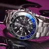 2022 New Arrival luxury Brand Mens Quartz Clock Full Steel Wristes Dive 30M Waterproof Sport relogio masculino L2011 Y220707