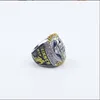 FFL Fantasy Football Championship Ring European e American Fashion Niche Design Luxo discreto personalizado para homens