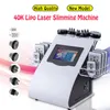 6 en 1 ultrasons 40K rf cavitation perte de poids sous vide Machine de beauté maison lipo laser 6in1 machine de cavitation