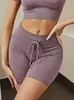 Tute da donna Set da yoga per donna Abbigliamento da palestra Abbigliamento sportivo a costine Pantaloni da corsa a vita alta Leggings fitness Tute sportive senza cuciture TuteW