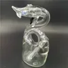 Bong d'acqua in vetro Simpatico mini tubo di serpente Dab Rig Narghilè 10mm Giunto femminile Quarzo Banger Bubbler Craftbong
