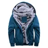 Dihope Winter Tracksuit Mężczyzna moda zagęszcza aksamitne z kapturem ciepłe grube z kapturem Solid Moleton Masculino Bluza LJ200826