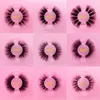 8 D cross mink eyelashes soft real 3d lashes false eyelashes dramatic wispy Fake Eye lashes makeup cilios faux cils