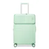 New Luxury Luggage Inch Carry On Suitcase High Quality Aluminum Frame Trolley Case Cabin Rolling ''Travel suitcase J220708 J220708