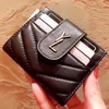 MENS DESIGNER LEATHY WALLET for Women Fashion Luxury Card Card Womens Coin Coin Pocket Prest