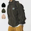 Vår Japanese Streetwear Tjock Oversize Hoodie Sweatshirt Zipper Men Kläder Harajuku Casual Jacka Par Toppar Man 220325