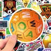 50pcs World Football Squate Board Naklejki do samochodu Dziennik Telefon Laptop dla dzieci zabawki DIY
