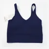 Lu-088 women Sports Yoga Bra Sexy Tank Top Tight Yoga Vest With Chest Pad No Buttery Soft Athletic Fitness Clothe Custom