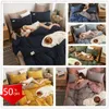 Frosted Solid Color Duvet Cover Dormitory Household Linens Bedding Set Queen Size Full Twin Bed Sheet Single Bed Double Bed Set