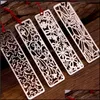 Bookmark Desk Accessories Office School Supplies Business Industrial 1Pc Cute Vintage Bookmarks Creative Hollow Metal Book Marks For Kids