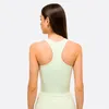 AL0LULU Yoga Zomer Dames Sport Vest Sexy 7-kleuren Ademende Wicking Tops Leisure Fitness Sport Running Stretch Top