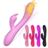 Aquecimento inteligente Vibradores de vibrador de coelho para mulheres masturbador g-spot clitóris estimulador adulto sexy bens sexy brinquedos sexyshop