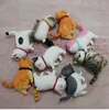 9 unids 5 cm artificial lindo gato figura juguetes colorido creativo paisajismo muñeca miniatura jardín miniaturas estatuilla decoración del hogar 220602