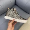 Piattaforma maschile Moda Comode sneakers con doppia cerniera Sneakers casual da esterno Martin Stivali da uomo Sneakers alte in pelle di serpente di marca taglia 35-46 sadawdsazxc