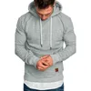 Erkek Hoodies Erkek Sweatshirts Sweatshirt Hoodie Erkekler Erkekler Uzun Kollu Sonbahar Kış Kırış