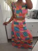 Sukienki robocze Kobiety Dwie kawałki spódnice w kratę kolorowe