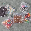 Embrulho de presente 50pcs/lote translúcidos bolsas de embalagem de biscoito de plástico para cupcake wrapper auto adesivo festas de aniversário decorações de casamento gift