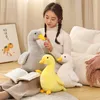 30 cm/40 cm Kawaii Ente Spielzeug Peluche Tiere Puppe Stofftiere Für Baby Lebensechte YellowBlack Enten Plüsch Spielzeug mädchen kinder Geschenk LA468